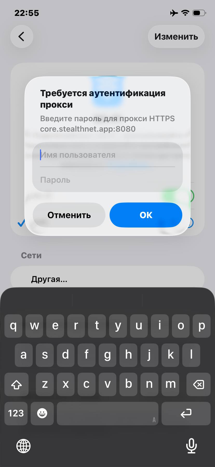 Скриншот настроек прокси в Windows